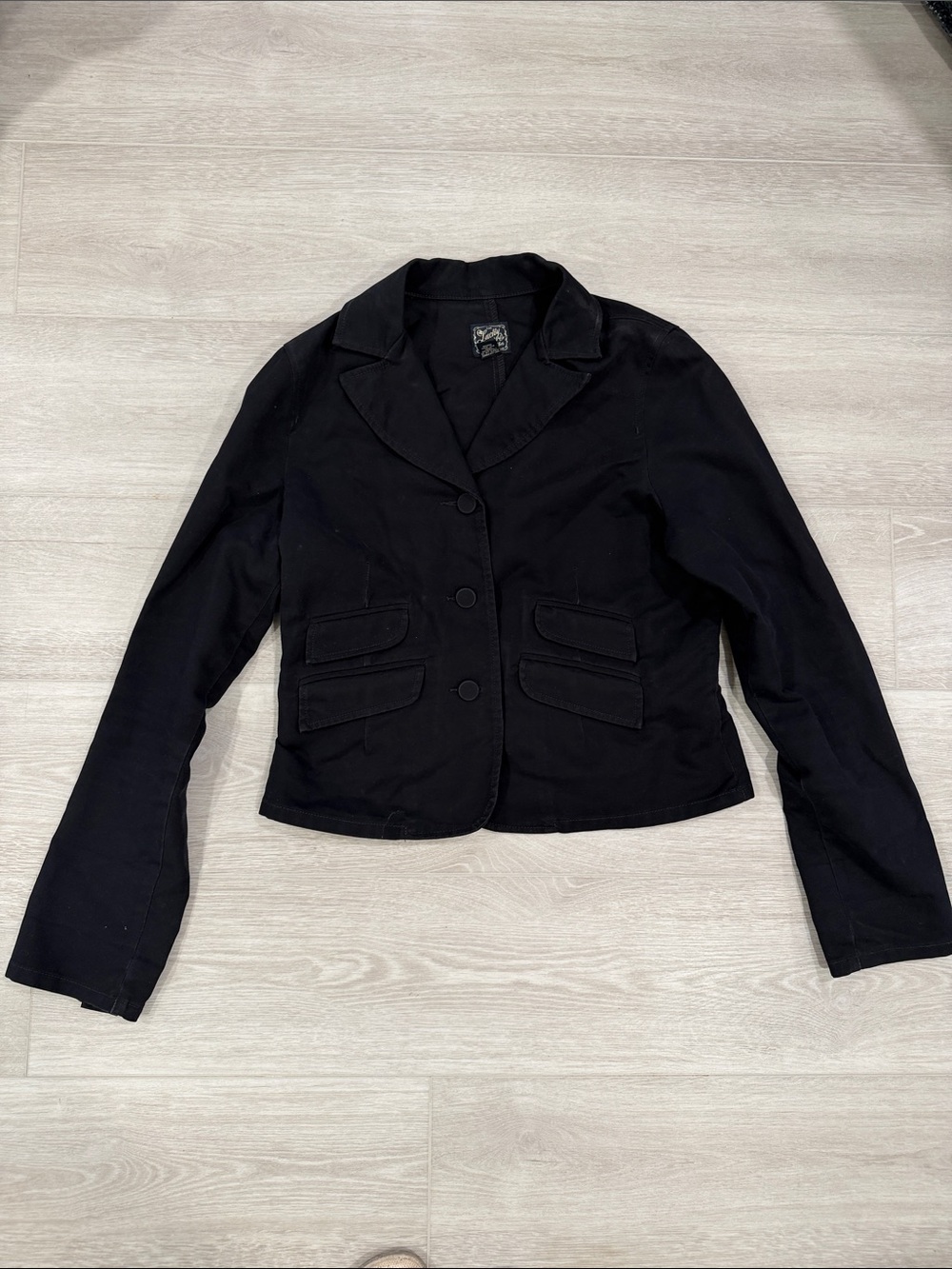 Lucky Brand Black Women's Tailored Blazer size large